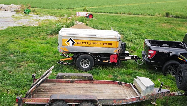 The Equipter 4000 and a trailer