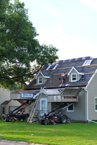 two equipters for roofing
