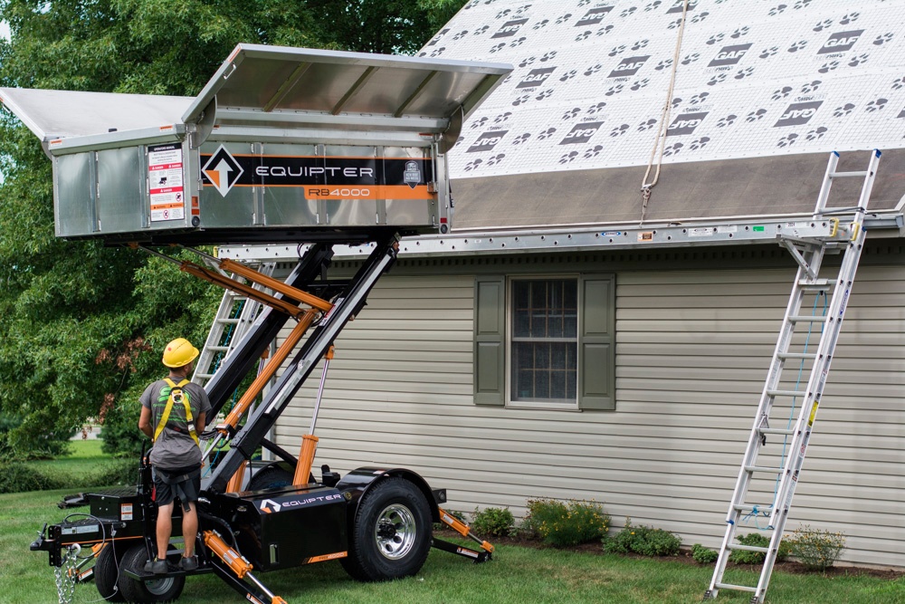 Using the Equipter 4000 as a Shingle Lift Equipter