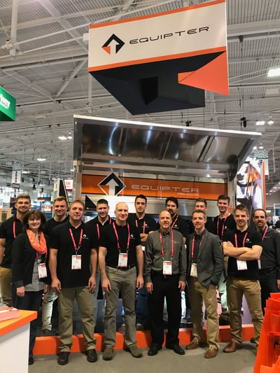 Equipter team at 2019 IRE
