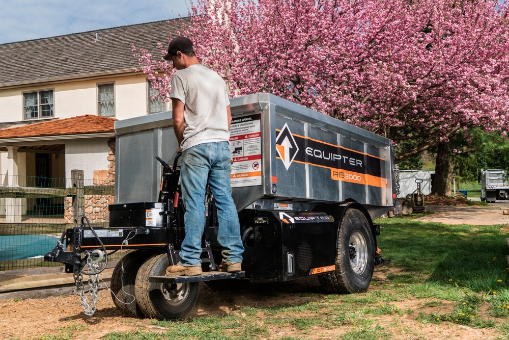 The SelfPropelled Landscape Dump Trailer You Need Equipter