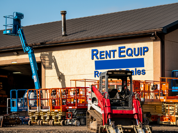 equipment rental industries served