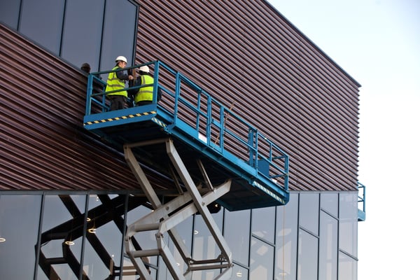 scissor lift windows