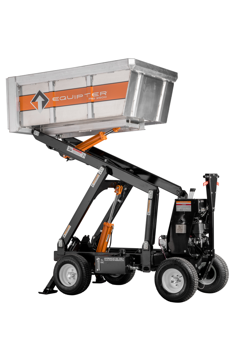 Equipter 2500 small construction liftable dumpster