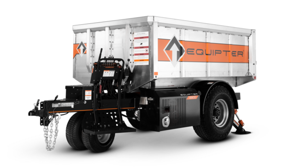 equipter 3300 drivable landscape and cemetery trailer