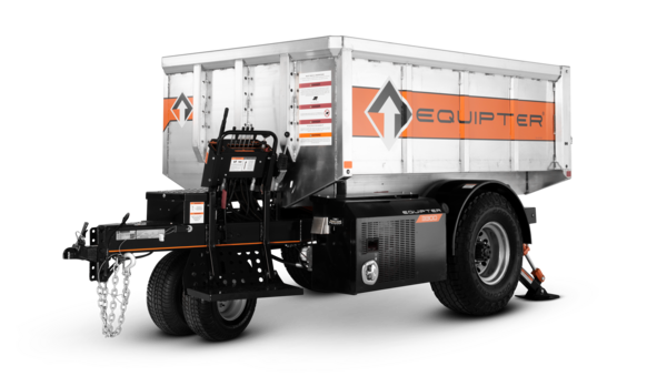 equipter 3300 drivable landscape and cemetery trailer