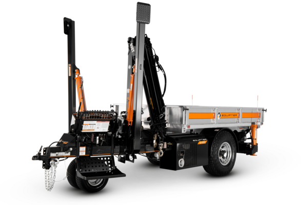Equipter 5400 crane for landscaping