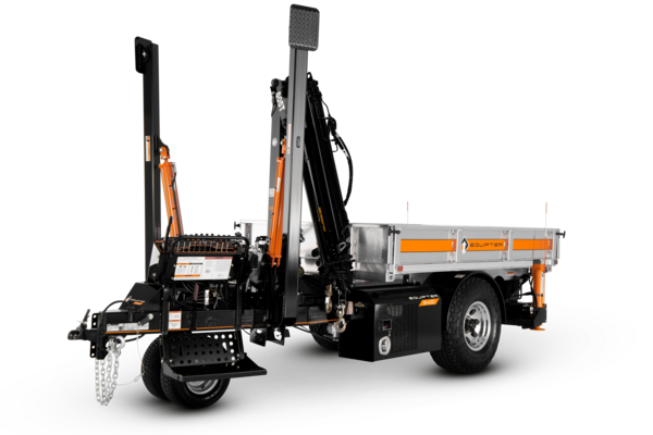 Equipter 5400 mobile crane construction