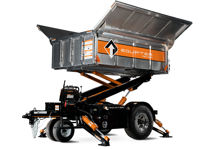 equipter 4000 drivable dumpster