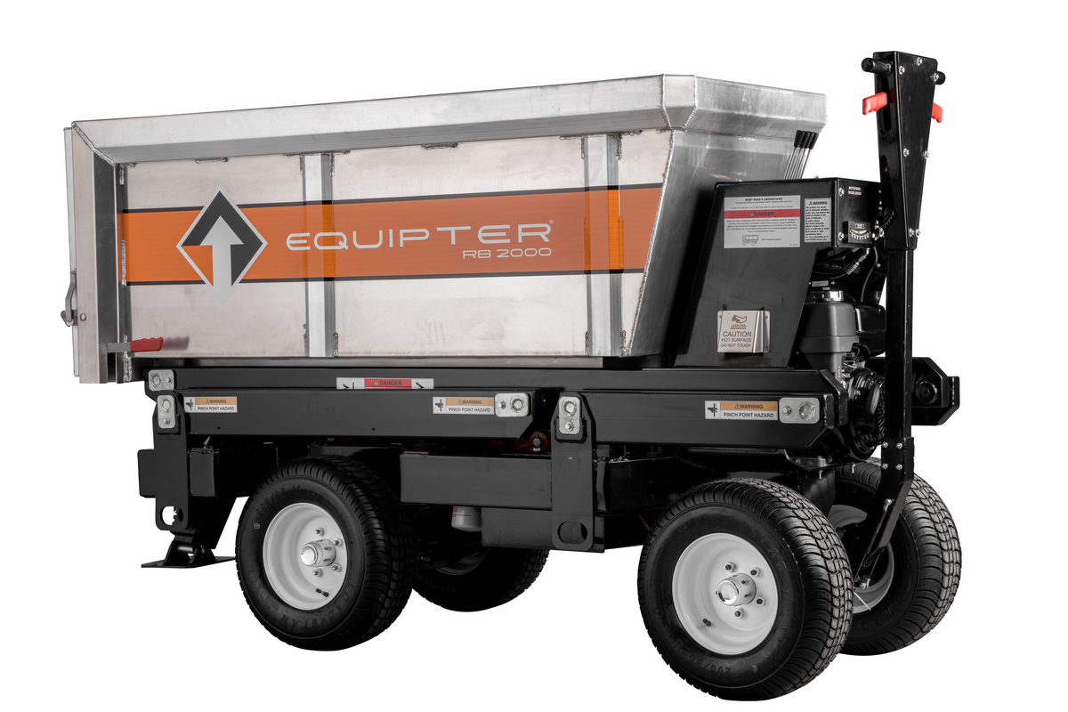 Equipter 2000 drivable compact dump container for restoration