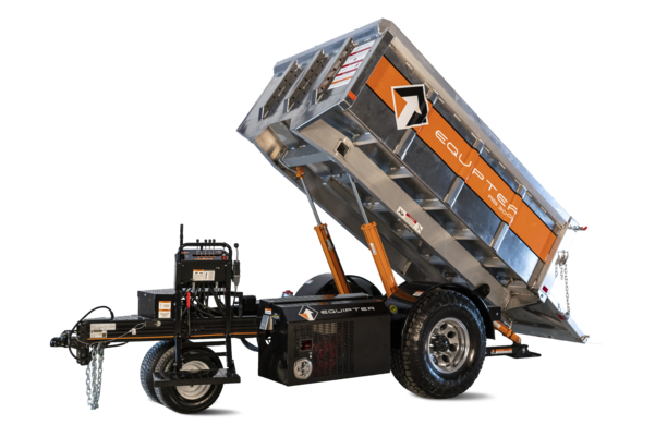 Equipter 3000 cemetery dump trailer